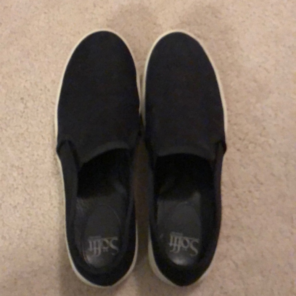 Sofft Black Slip-on Shoes